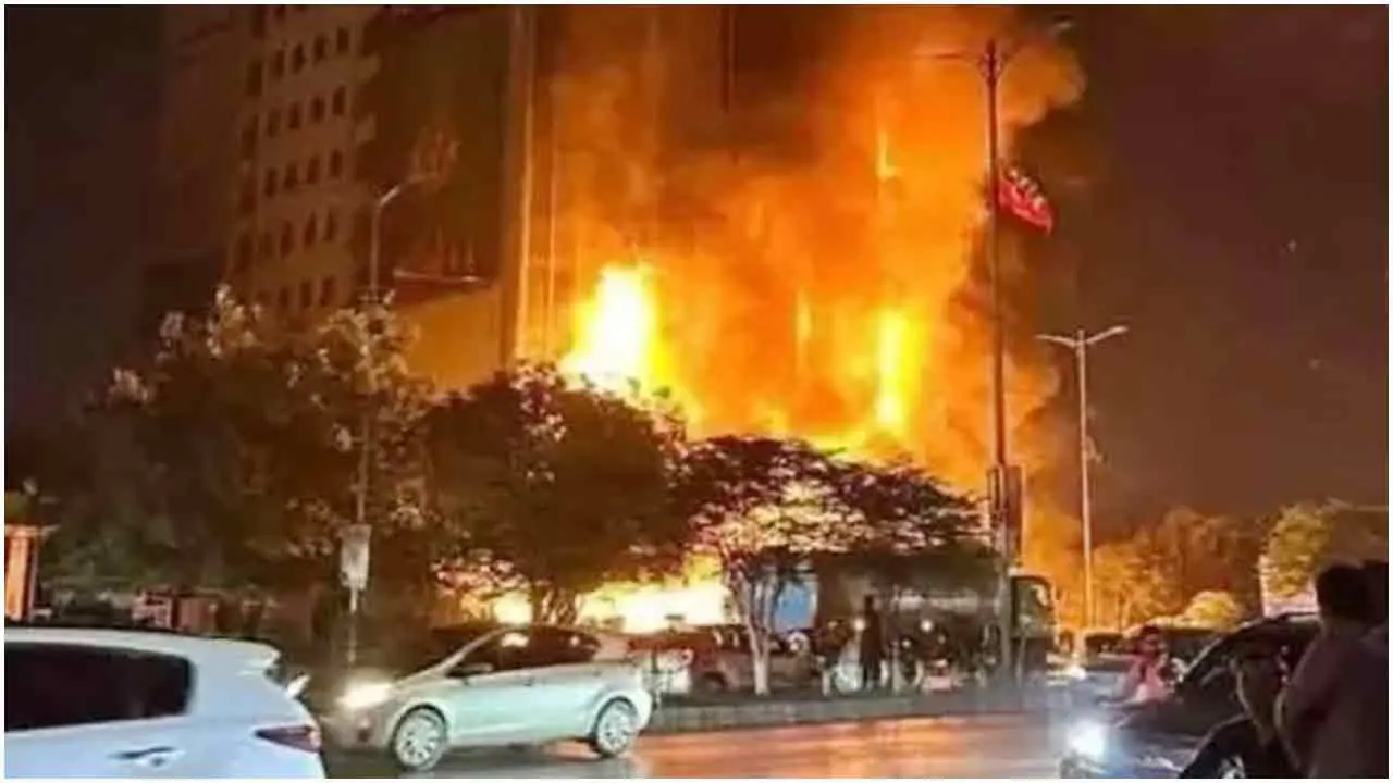 চীনে সবজি মার্কেটে ভয়াবহ আগুনে নিহত ৮, আহত ১৫