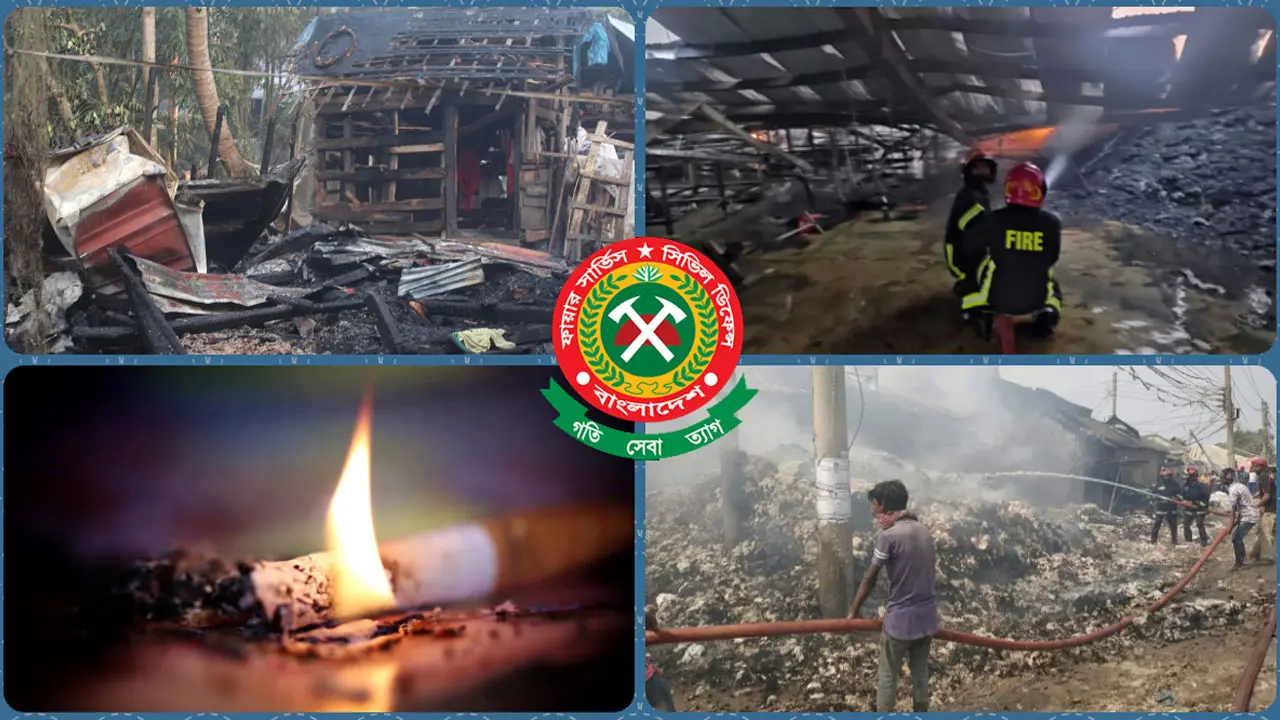 বিড়ি-সিগারেটের জ্বলন্ত টুকরা থেকে ৪ হাজারের বেশি আগুন
