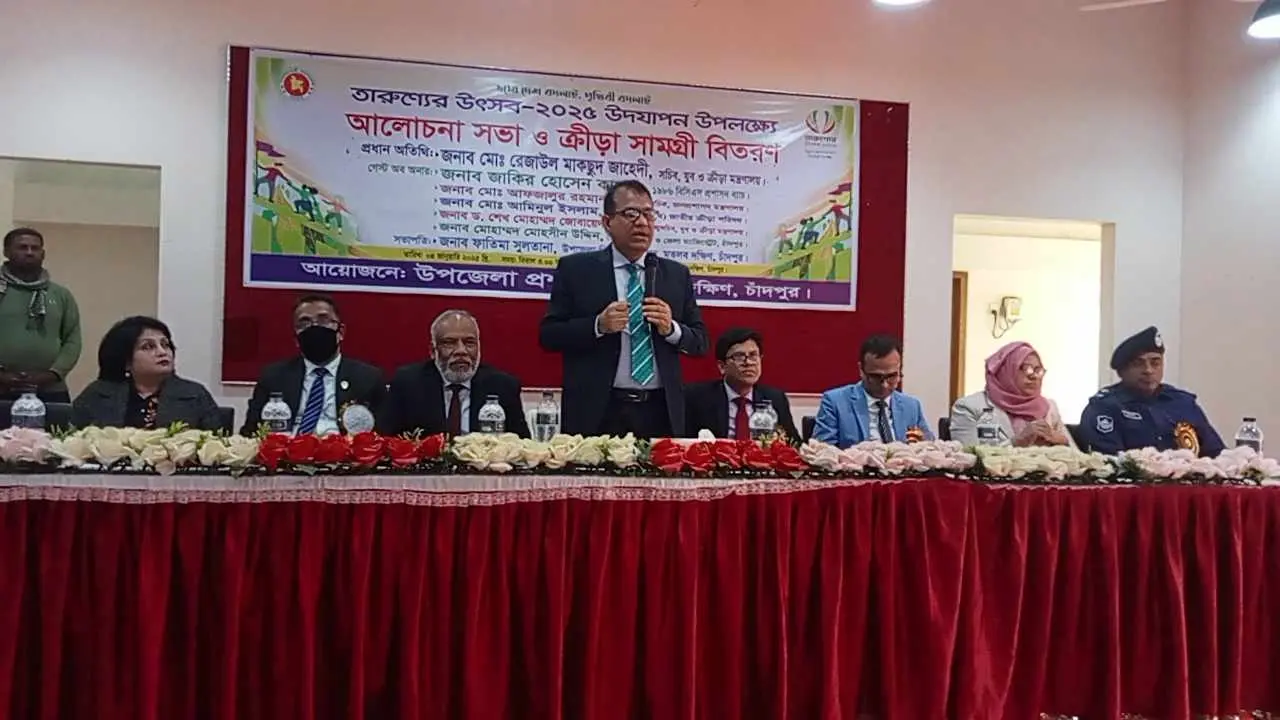 নতুন বাংলাদেশের কারিগর তরুণ সমাজ : যুব ও ক্রীড়া সচিব