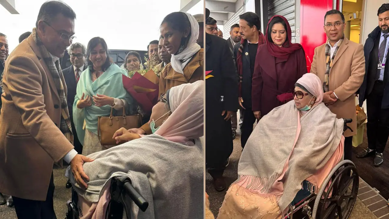 লন্ডনে পৌঁছেছেন খালেদা জিয়া