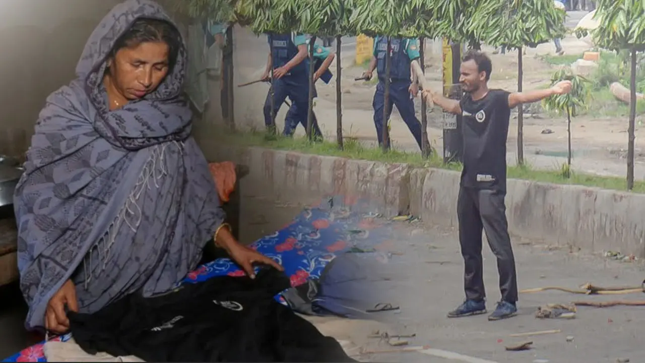 ছেলের হত্যাকারীদের বিচার দেখতে বাঁচতে চান শহীদ আবু সাঈদের বাবা-মা  