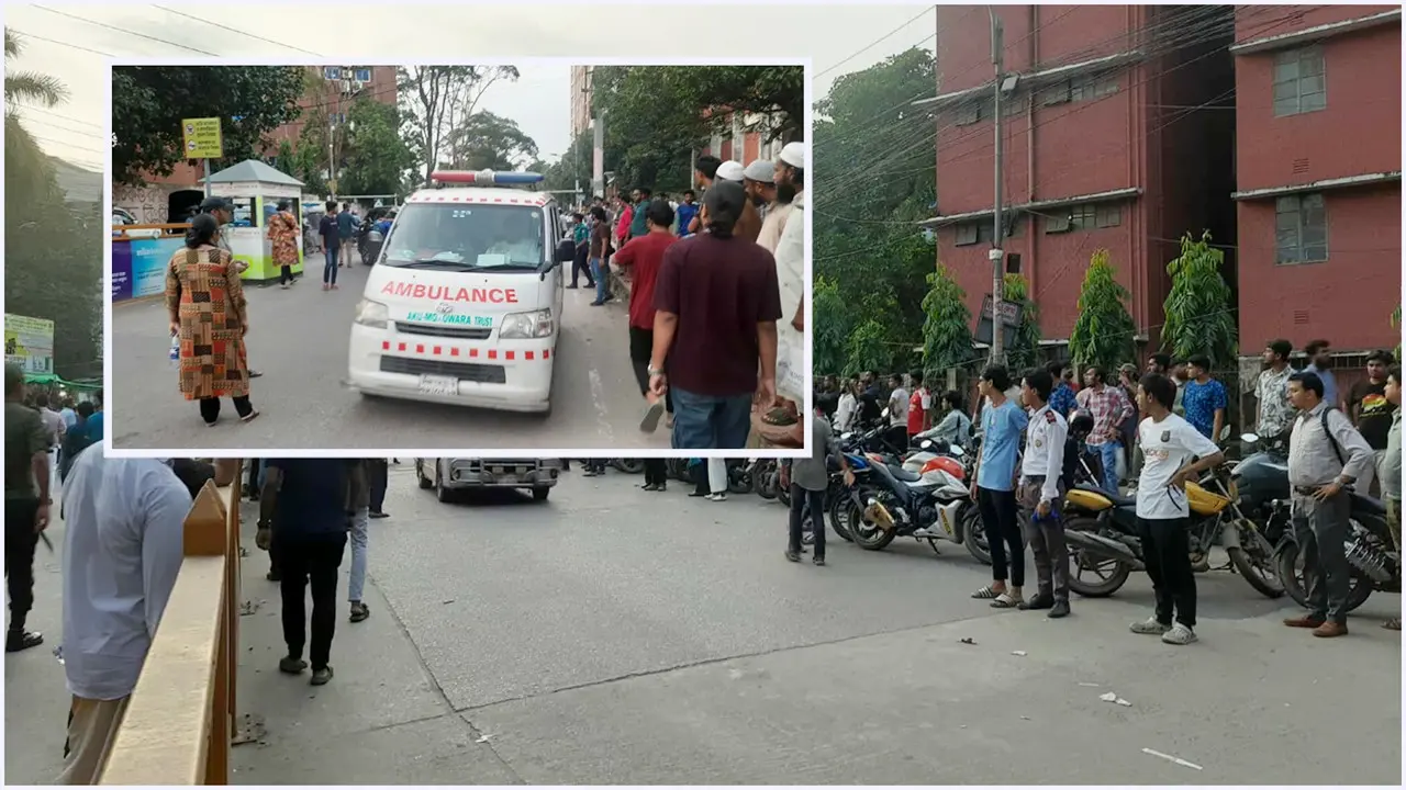 এখনো থেমে নেই দগ্ধদের আসা, হাসপাতালমুখি একের পর এক অ্যাম্বুলেন্স
