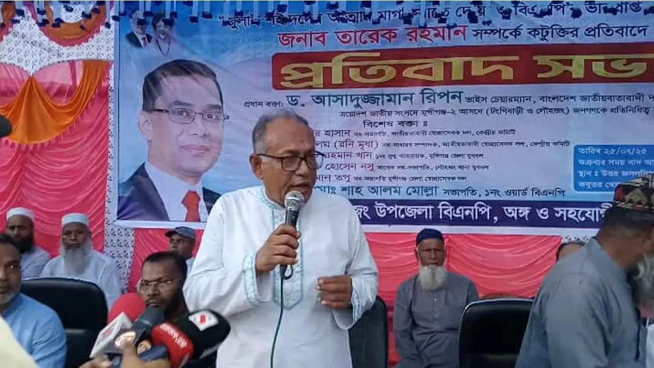 অদক্ষ সরকার দিয়ে কোনো রকমে চললো ১০ মাস : আসাদুজ্জামান রিপন