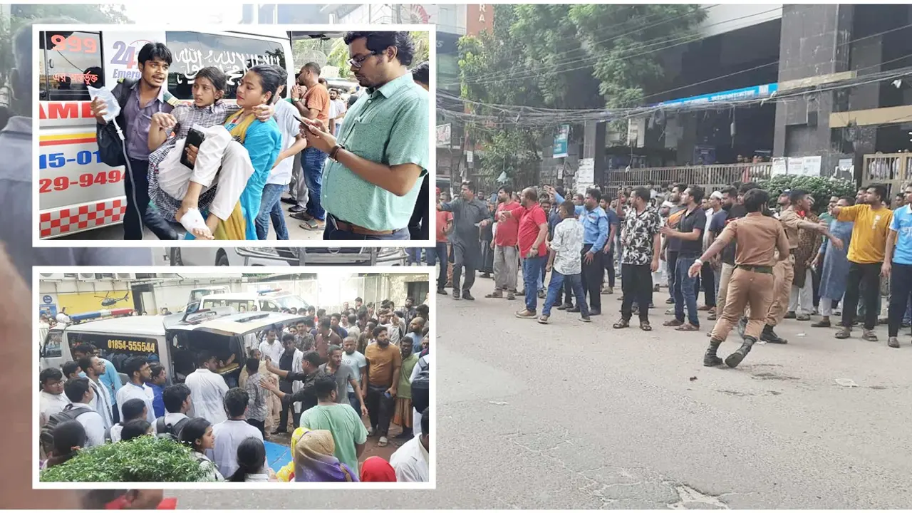 মাইলস্টোনের প্রাইমারি শাখায় বিধ্বস্ত হয়েছে বিমান, ভেতরে ছিল ছোট শিশুরা