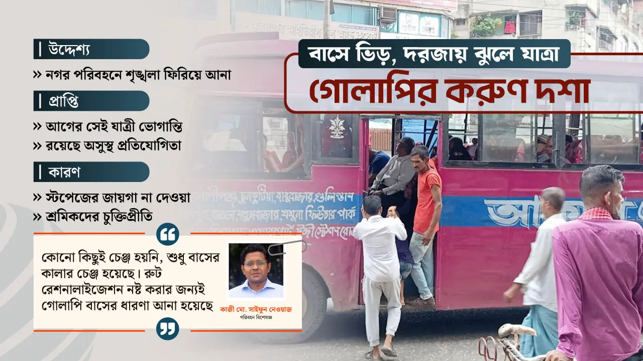 রঙিন বাস, ফিকে বাস্তবতা: সমাধান কী?