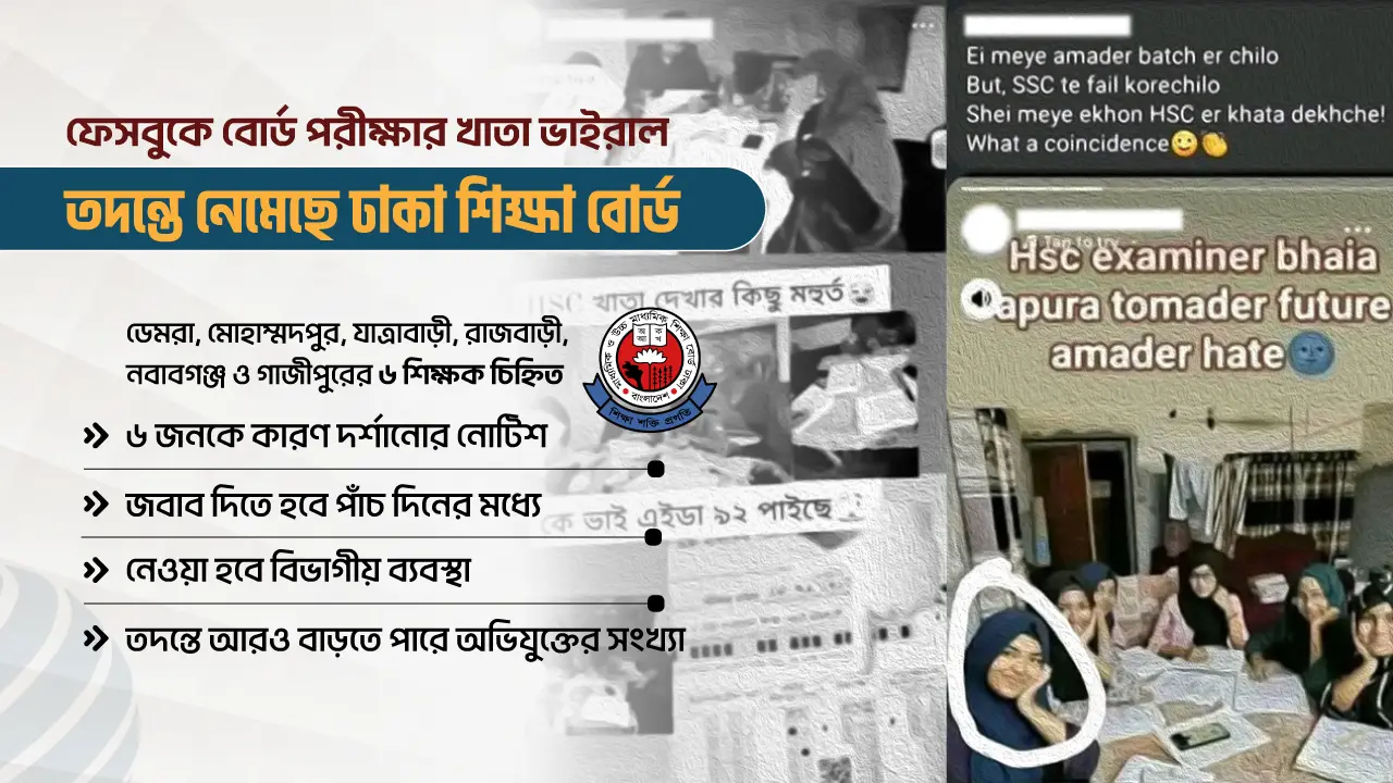 এইচএসসির খাতা শিক্ষার্থীদের হাতে, মূল্যায়নে গোপনীয়তার চরম লঙ্ঘন