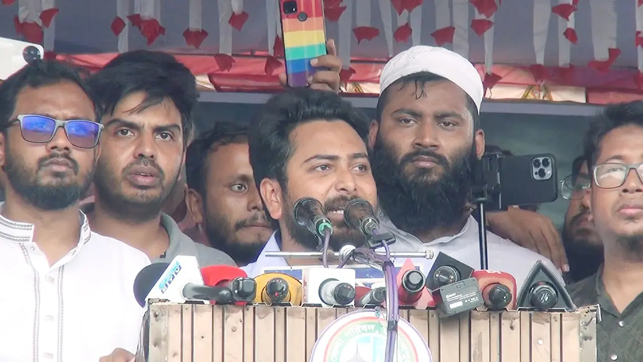 সংসদকে দুই ভাগ করে ভোটের অনুপাতে উচ্চকক্ষ নির্ধারণ করতে হবে : নাহিদ