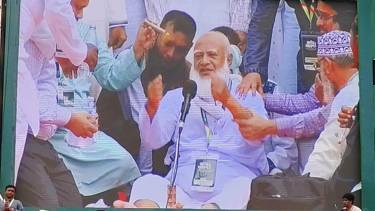 এখন আমি অনেকটাই সুস্থ, সমাবেশ বিঘ্ন হওয়ায় দুঃখিত