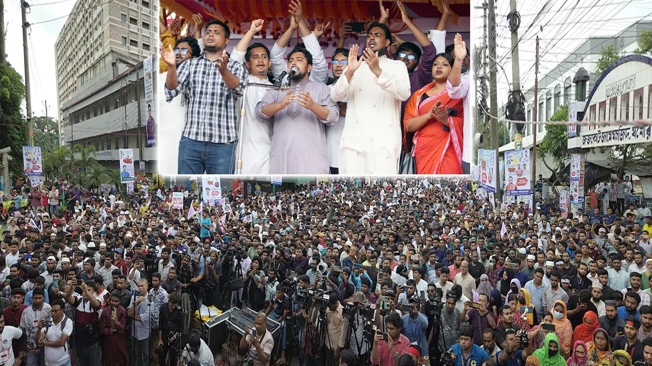আমাদের আন্দোলন দুর্নীতি ও চাঁদাবাজির বিরুদ্ধে : নাহিদ ইসলাম
