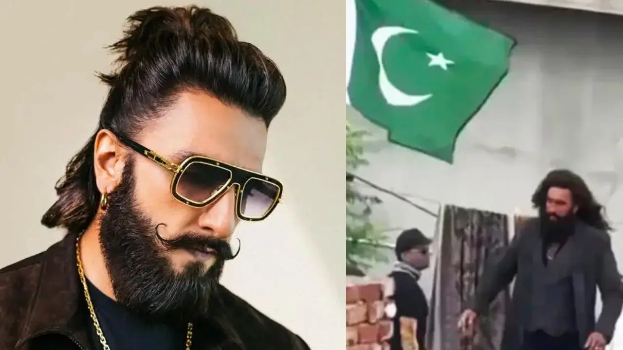 শুটিংয়ে পাকিস্তানের পতাকা, বিতর্কের মুখে রণবীর সিং
