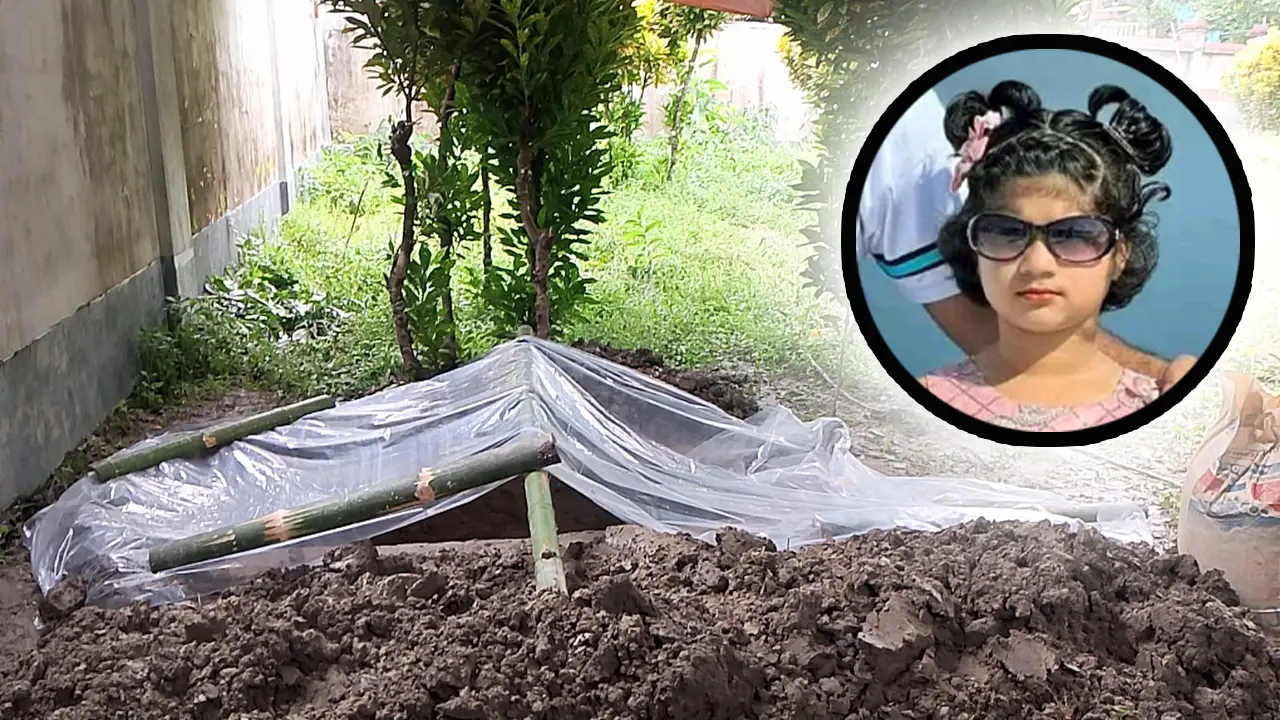 আয়মানের দাফন হবে দাদার কবরের পাশে