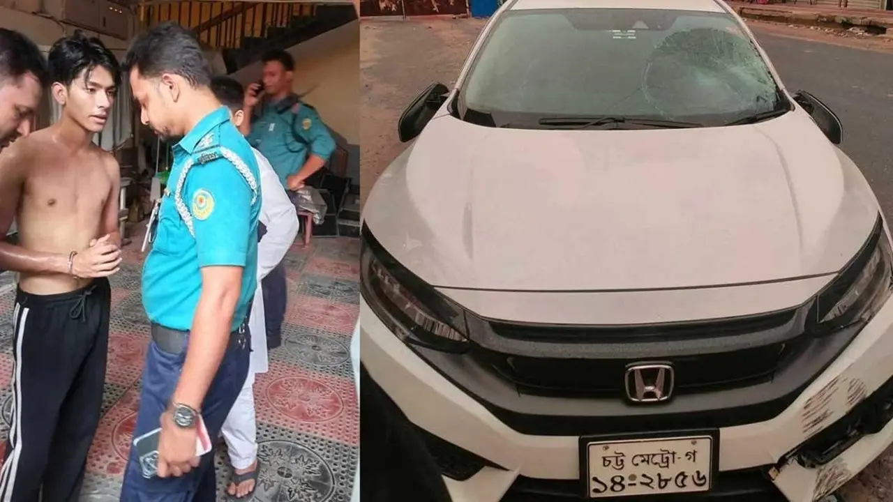 লাইসেন্স ছাড়াই গাড়ি নিয়ে সড়কে ব্যবসায়ীপুত্র, দুর্ঘটনায় প্রাণ গেল তরুণের
