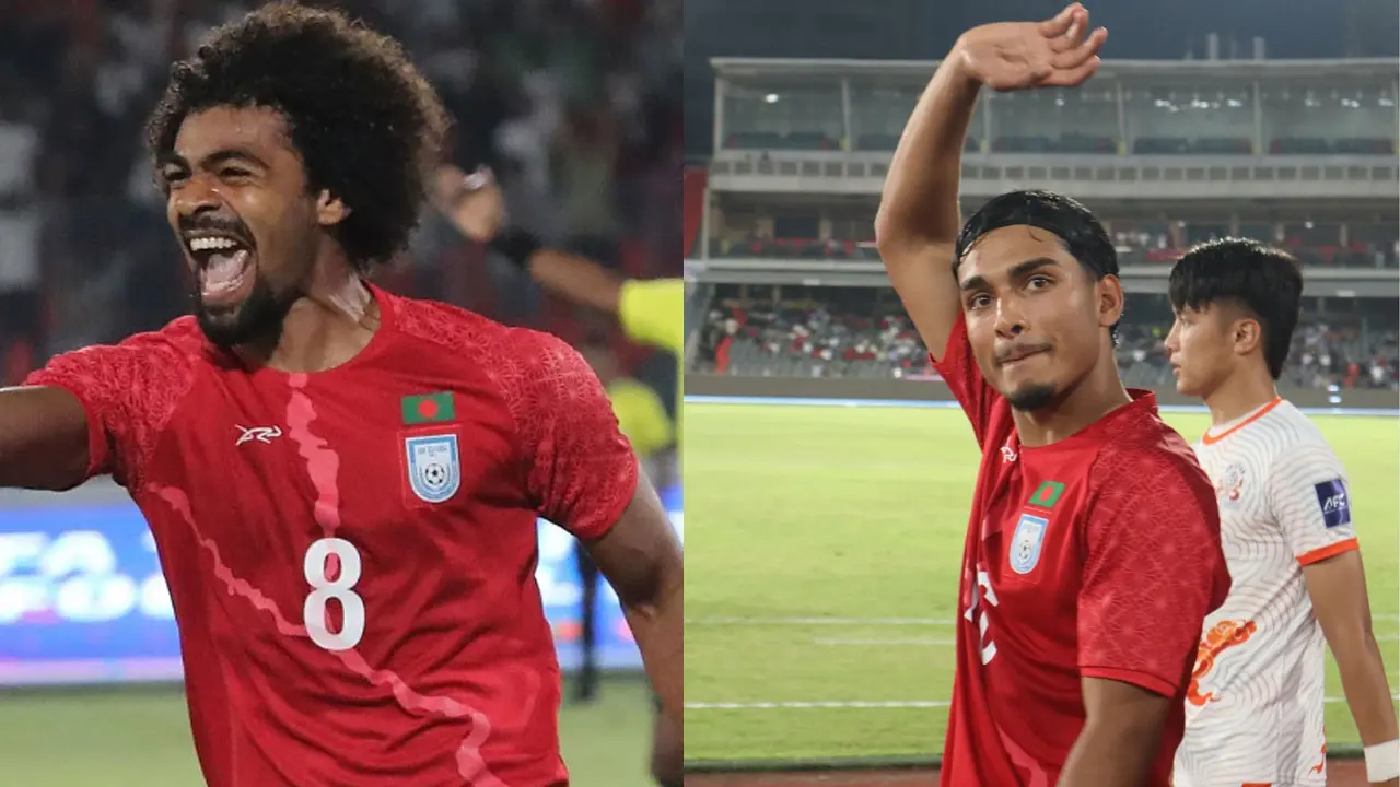 নিজ নিজ ক্লাবের অভিবাদনে ভাসছেন হামজা-ফাহমিদুল 