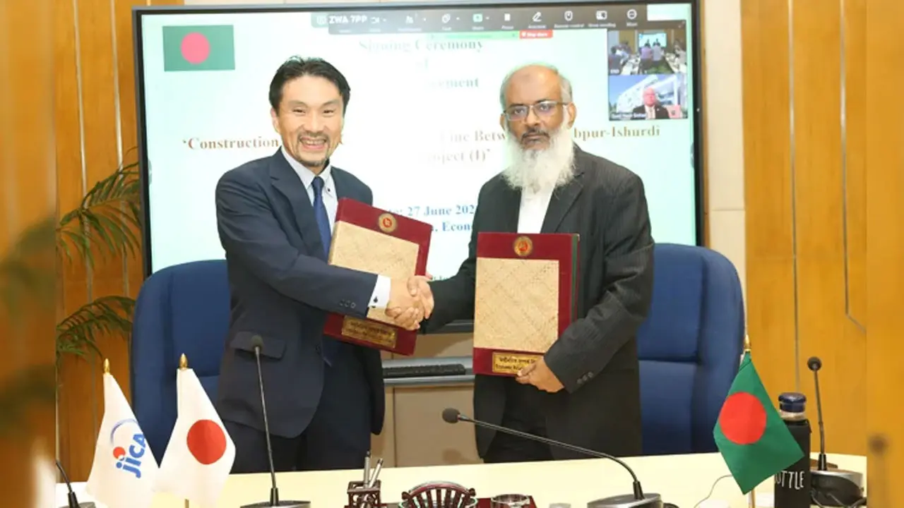 বাংলাদেশ ও জাপানের মধ্যে ৬৩০ মিলিয়ন ডলারের ঋণচুক্তি সই