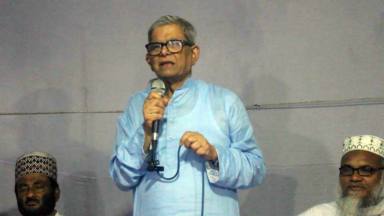 বাংলাদেশকে চাপে ফেলতে পুশ ইন করছে ভারত : মির্জা ফখরুল