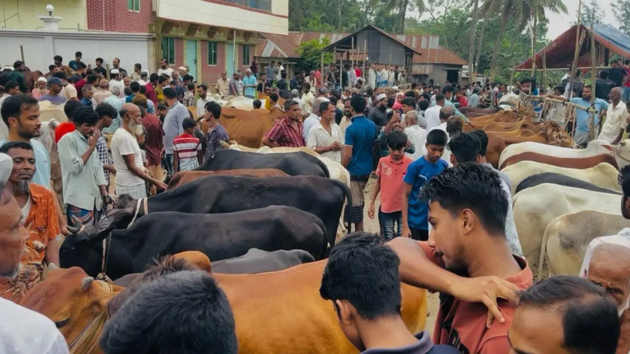 হাটে ছাগল বিক্রি করতে এসে কৃষকের মৃত্যু 