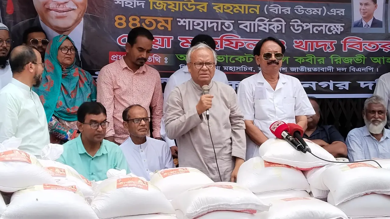 শেখ হাসিনার বাজেটের সঙ্গে প্রস্তাবিত বাজেটের কোনো পার্থক্য নেই : রিজভী