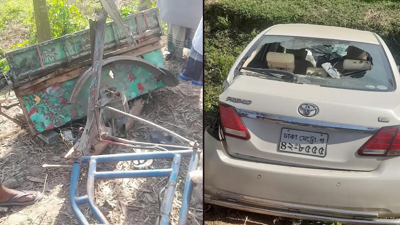 জয়পুরহাটে প্রাইভেট কার-ভ্যানের সংঘর্ষে দুইজন নিহত