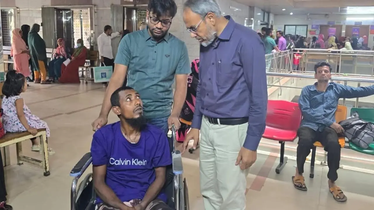 মাগুরার সেই শিশুর ভারসাম্যহীন বাবার পাশে তারেক রহমান