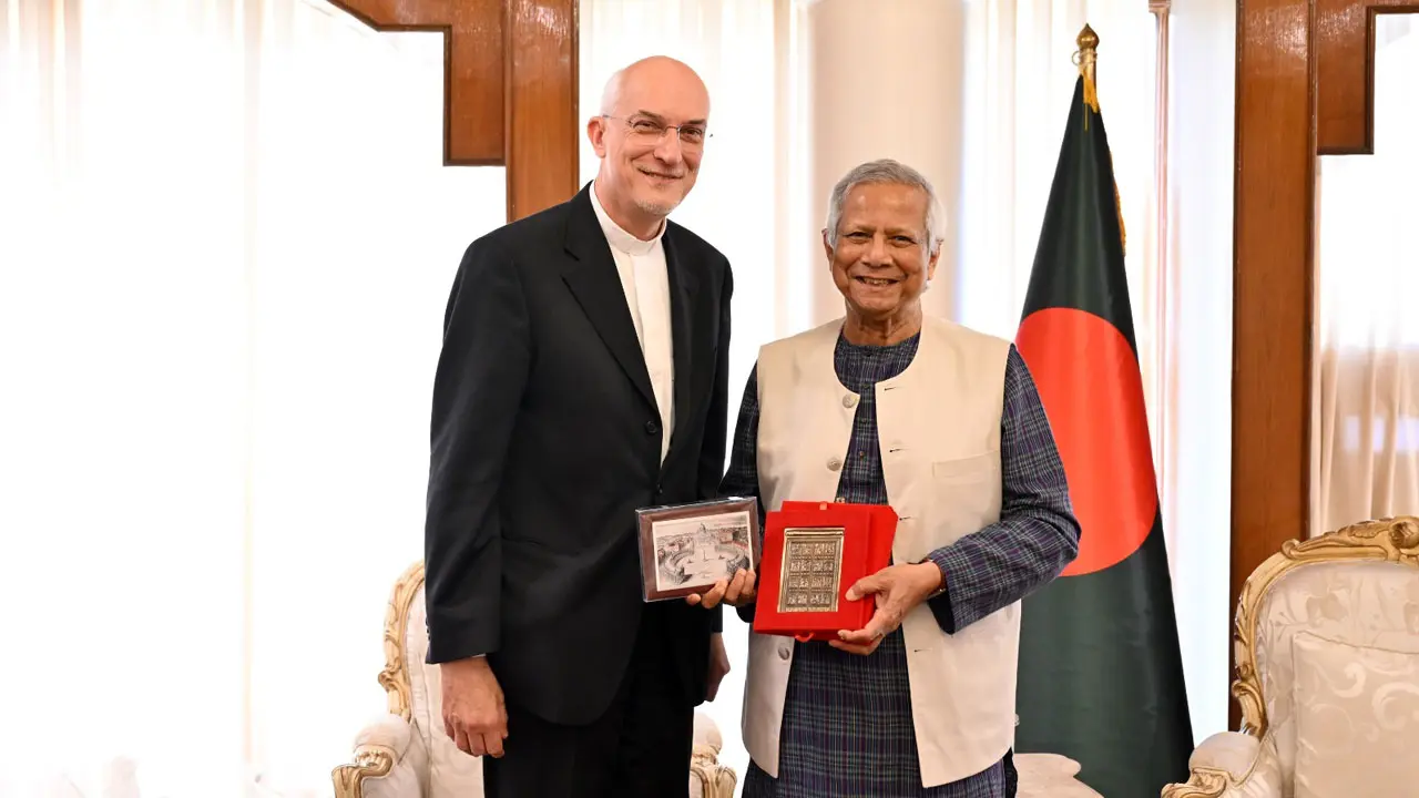 ভ্যাটিকানের মানব ভ্রাতৃত্ব সম্মেলনে প্রধান উপদেষ্টাকে আমন্ত্রণ
