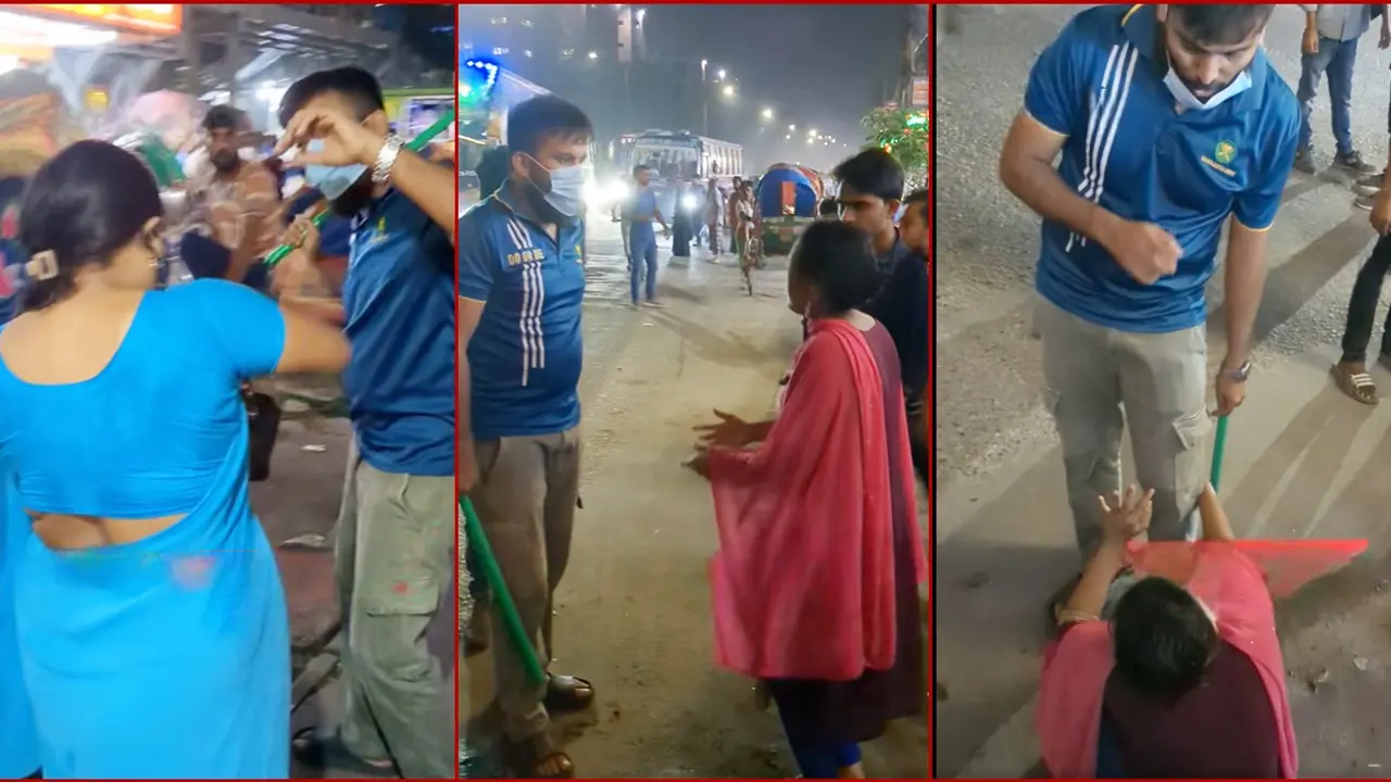 শ্যামলীর রাস্তায় নারীদের পেটানো সেই রাসেল গ্রেপ্তার