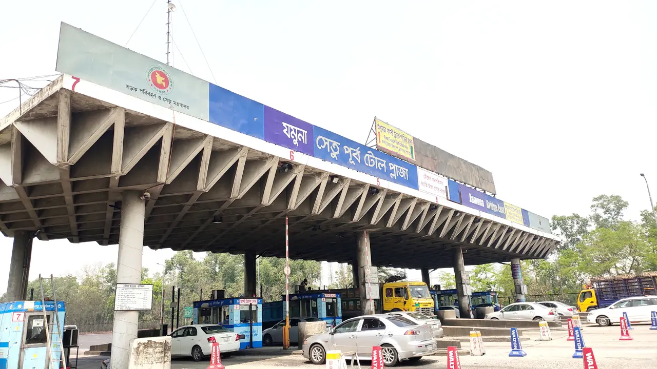 যমুনা সেতুতে ২৪ ঘণ্টায় ৩ কোটি ২১ লাখ টাকার টোল আদায়