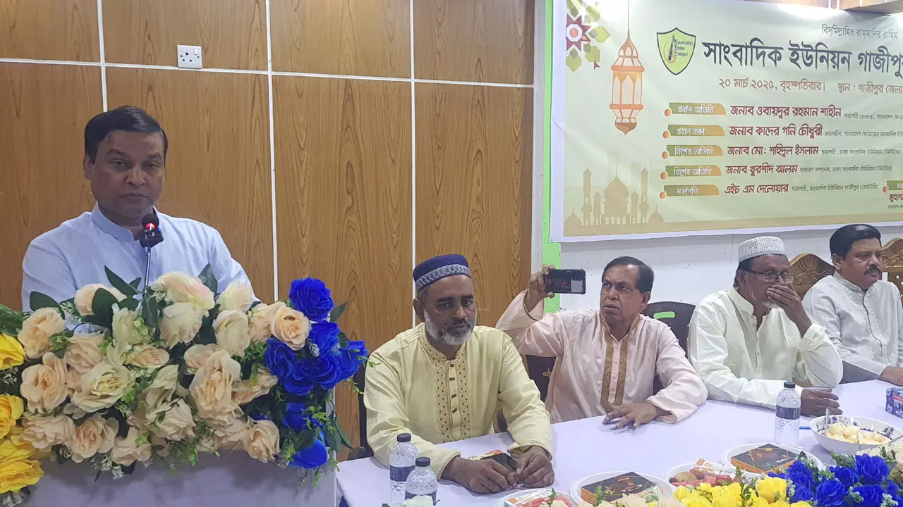 ফ্যাসিবাদের আমলে সাংবাদিকতা বলে কিছু ছিল না : কাদের গনি চৌধুরী