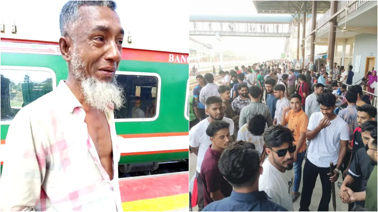 ট্রেনে বৃদ্ধ যাত্রীকে মারধর, রেলওয়ে কর্মচারী বরখাস্ত