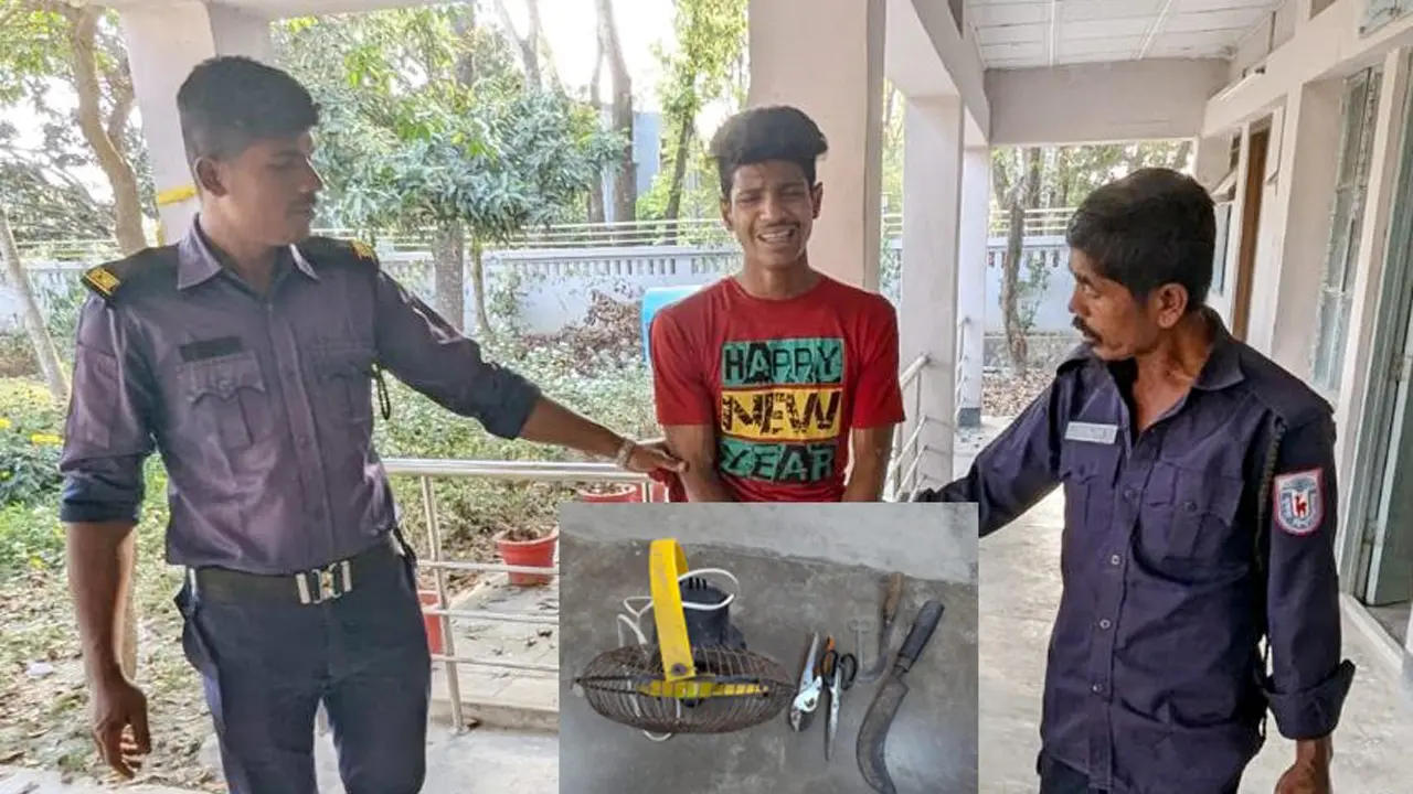 এবার খুবির ল্যাবে চুরি, মালামালসহ আটক ১