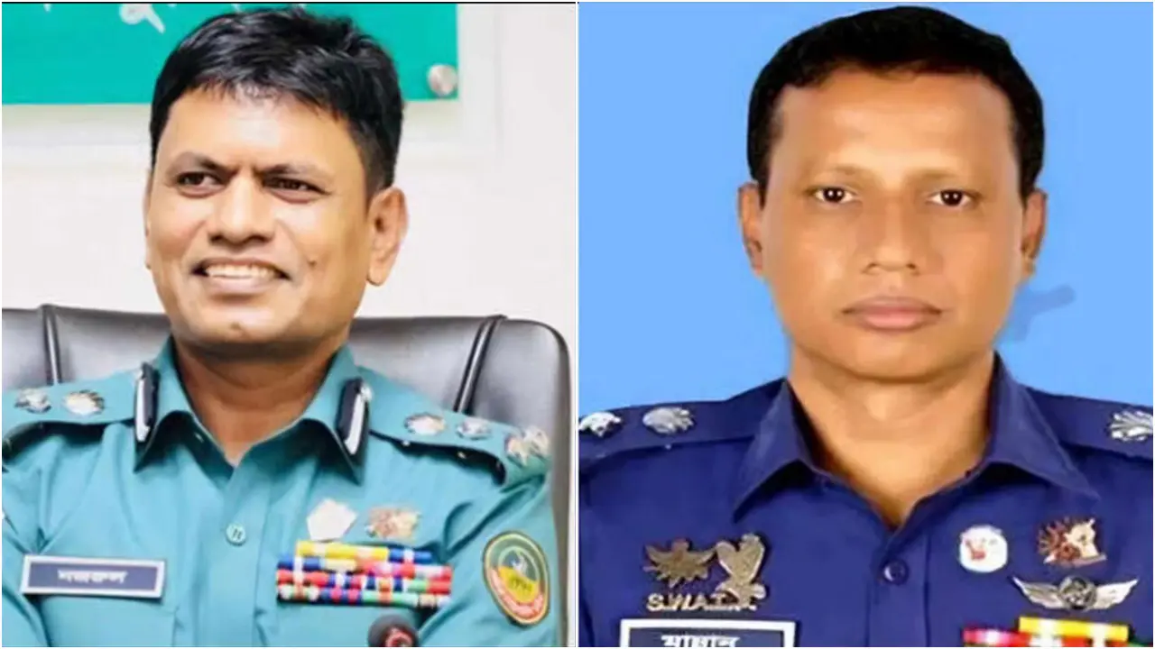 বরখাস্ত হলেন পুলিশের ডিআইজি মোল্যা নজরুল ও এসপি মান্নান