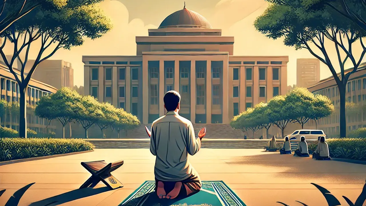 ভারতে বিশ্ববিদ্যালয়ের খোলা জায়গায় নামাজ পড়ায় শিক্ষার্থী গ্রেপ্তার