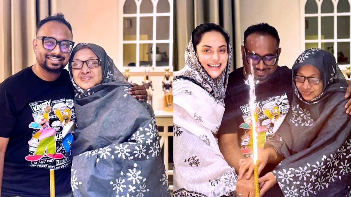 তমাকে পাশে নিয়ে কেক কাটলেন রাফি, বিয়ে-সংসারের গুঞ্জন