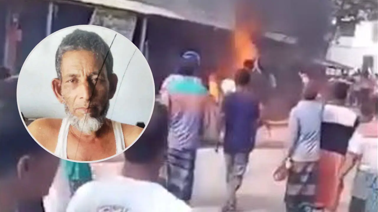 জ্বালানি তেলের দোকানে আগুন, হৃদরোগে ব্যবসায়ীর মৃত্যু