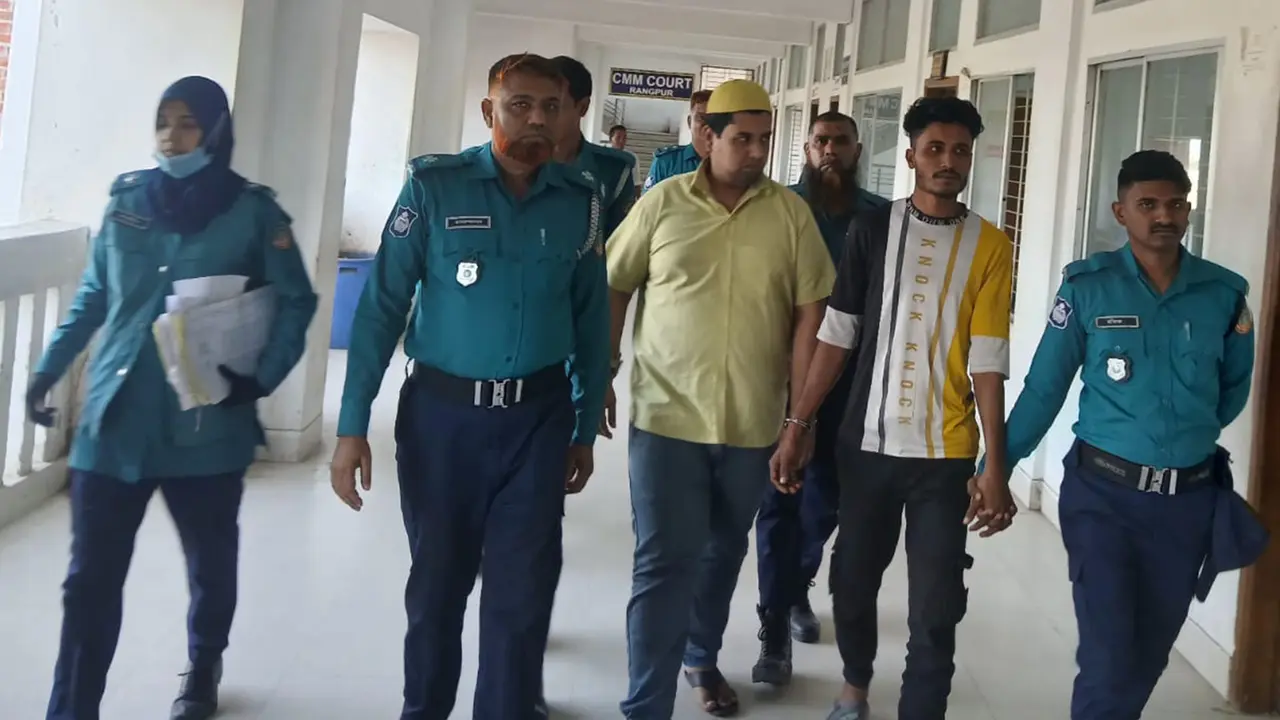 আবু সাঈদ হত্যা মামলায় রিমান্ড শেষে কারাগারে ছাত্রলীগ নেতা