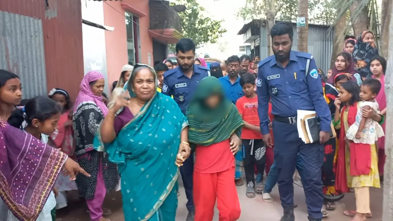 মামা-মামির পৈশাচিক নির্যাতনের শিকার গৃহকর্মী কিশোরী ভাগ্নি