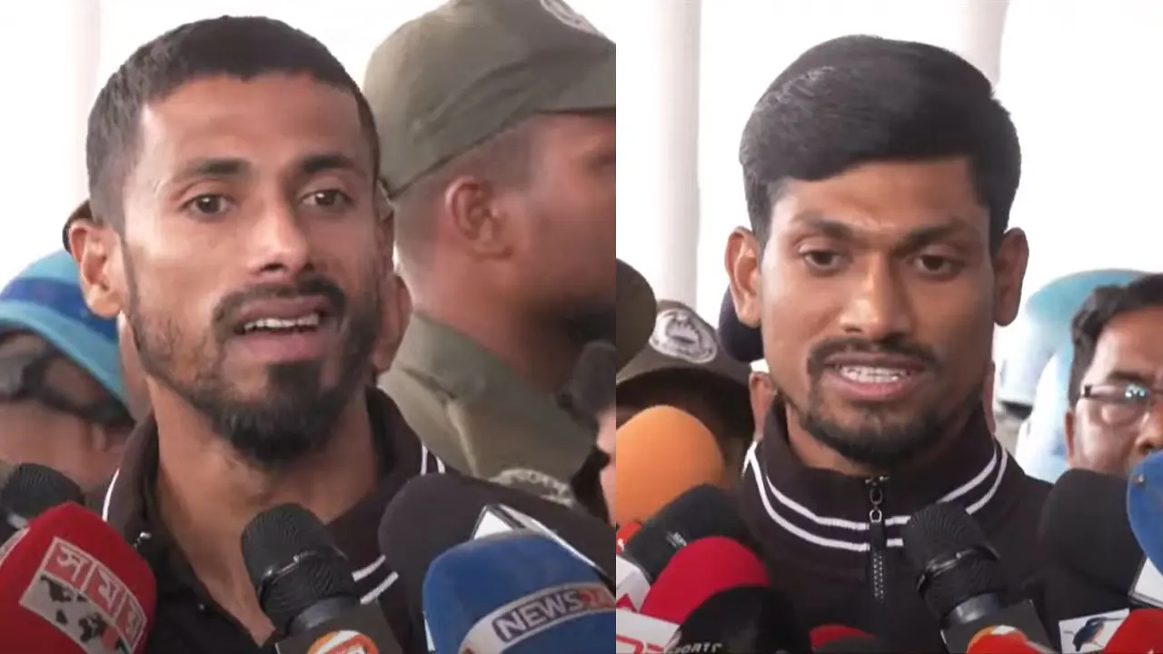 হামজাকে নিয়ে বিমানবন্দরে যা বলে গেলেন জাতীয় দলের সতীর্থরা