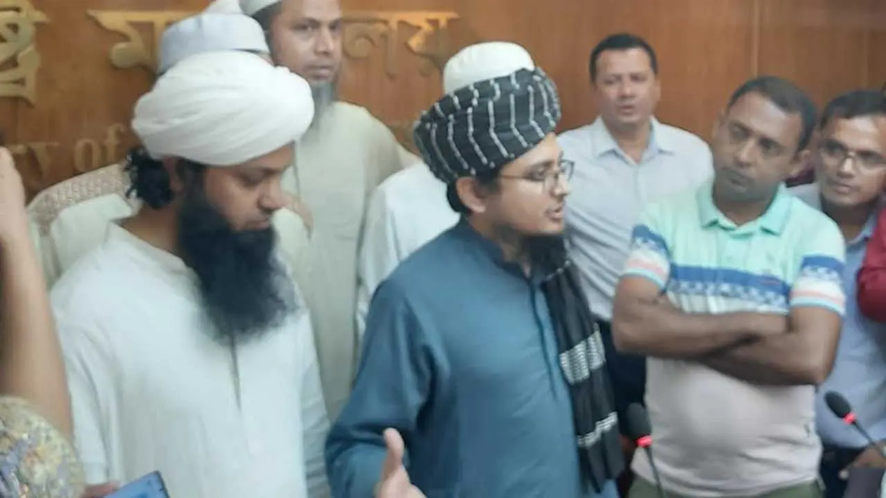 জামিনে মুক্তি পেলেন সাদপন্থি আলেম মুফতি মুয়াজ বিন নূর