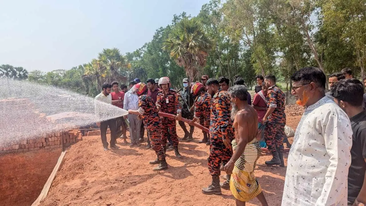 বরগুনায় দুই ইটভাটাকে ৩ লাখ টাকা জরিমানা