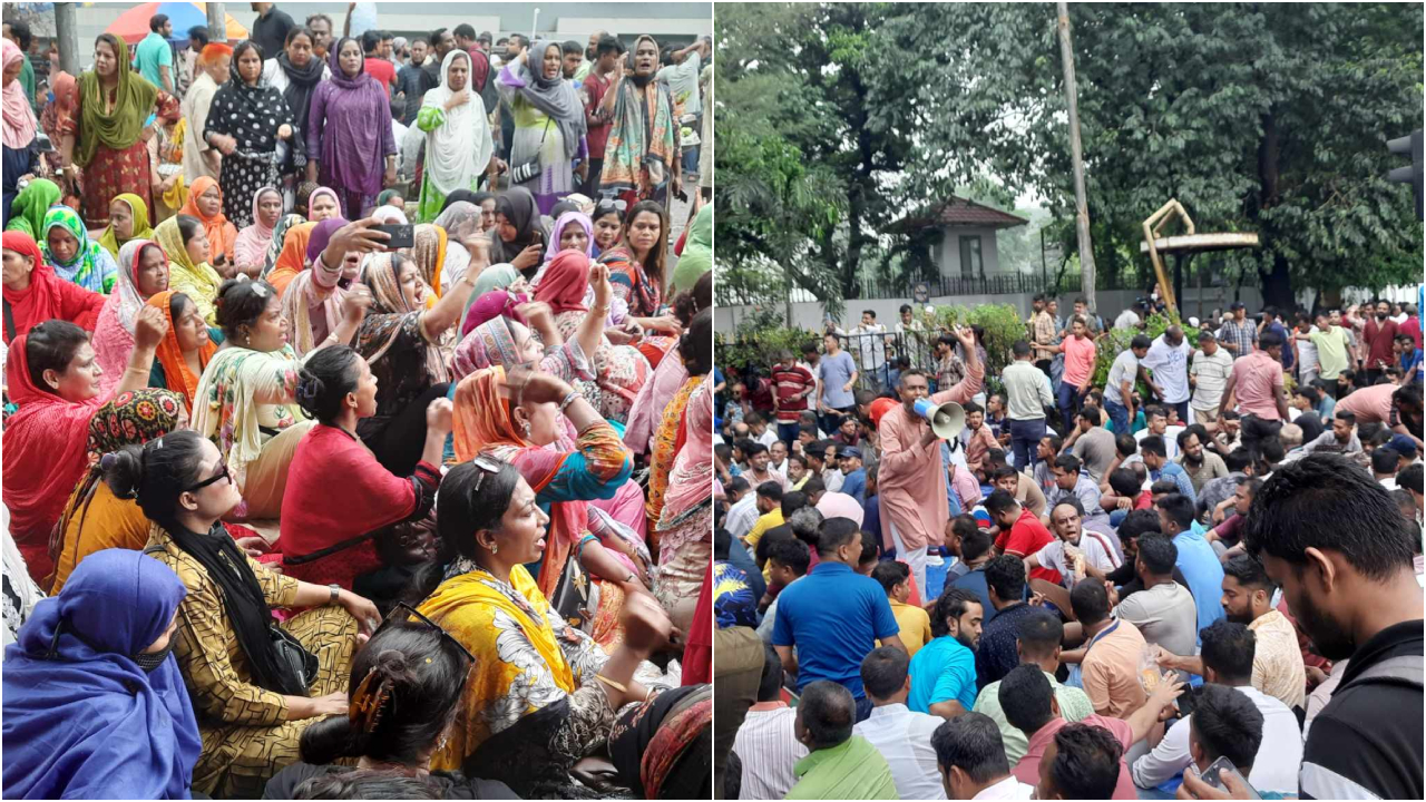 ‘যমুনারে যমুনা, শপথ ছাড়া যাব না’ স্লোগানে উত্তাল কাকরাইল