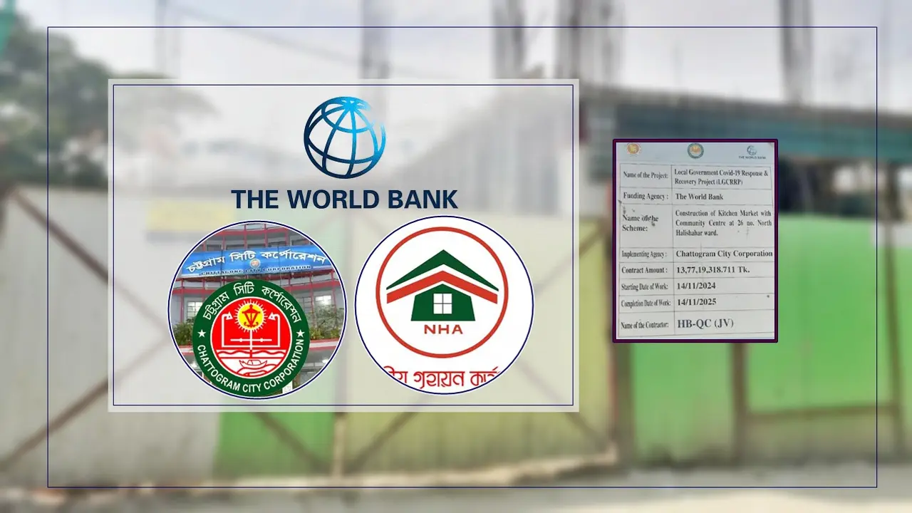 গৃহায়নের জায়গায় চসিকের মার্কেট: সরেজমিন তদন্তে যুগ্মসচিব, বন্ধ হলো কাজ