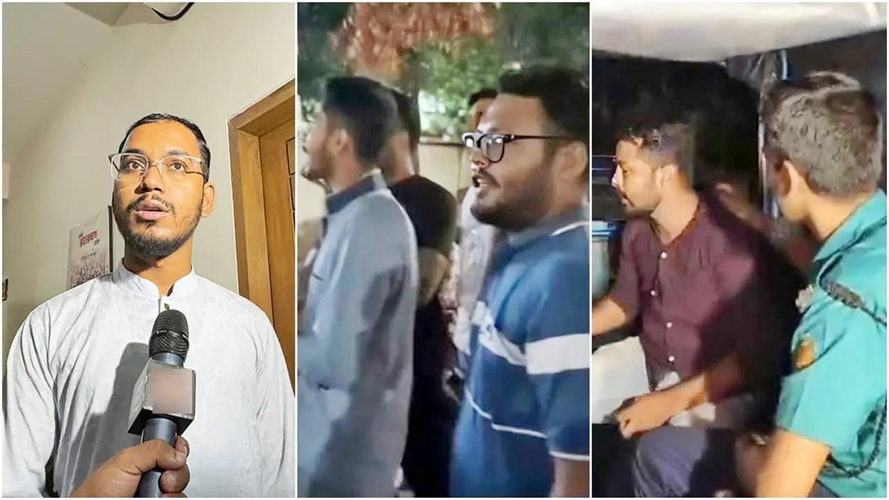 মধ্যরাতে হাক্কানীর প্রকাশকের বাসায় হুলস্থূল, ৩ নেতাকে ছাড়িয়ে নিলেন মাসউদ