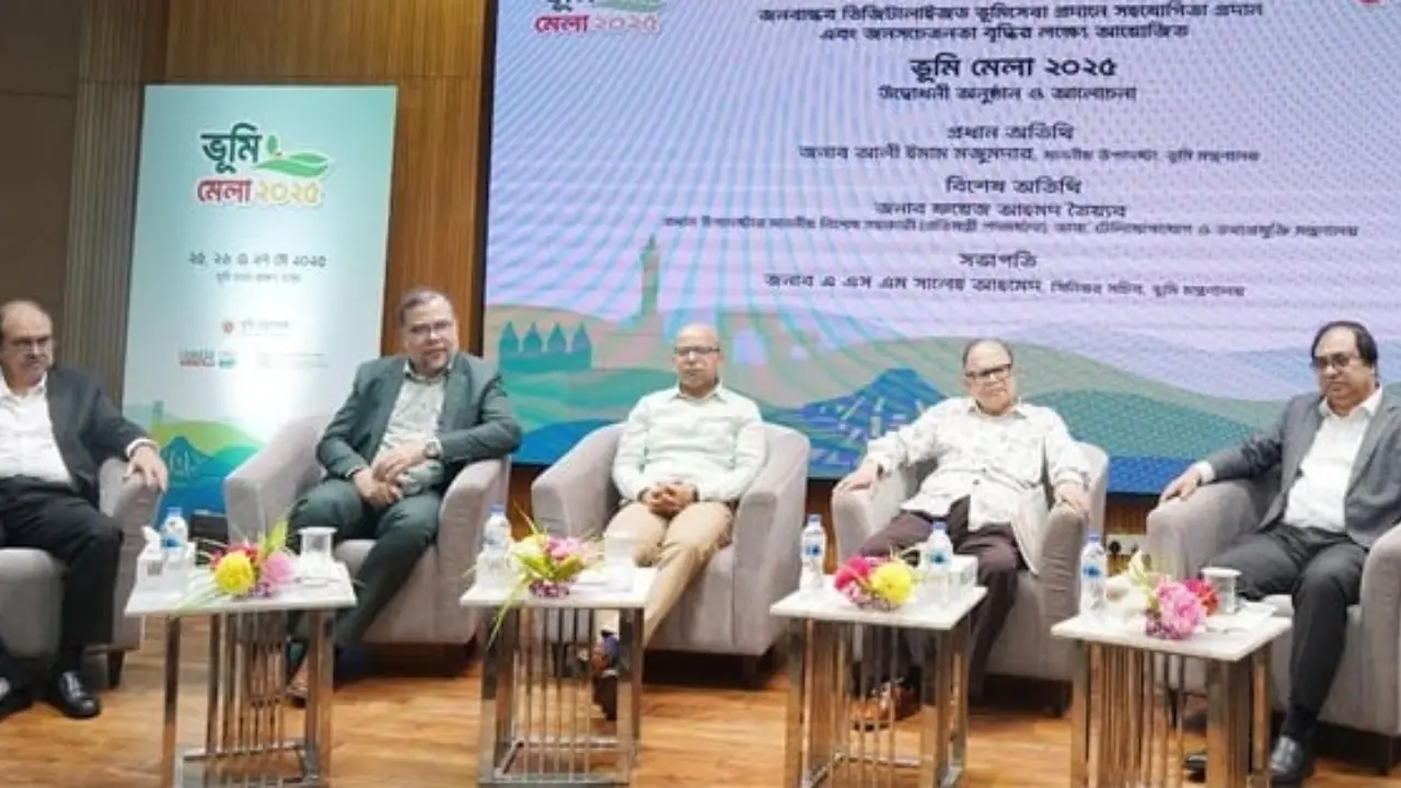ভূমি সেবায় অনলাইন সংস্করণ যুক্ত হওয়ায় দৈনিক রাজস্ব জমা ১০-১২ কোটি টাকা