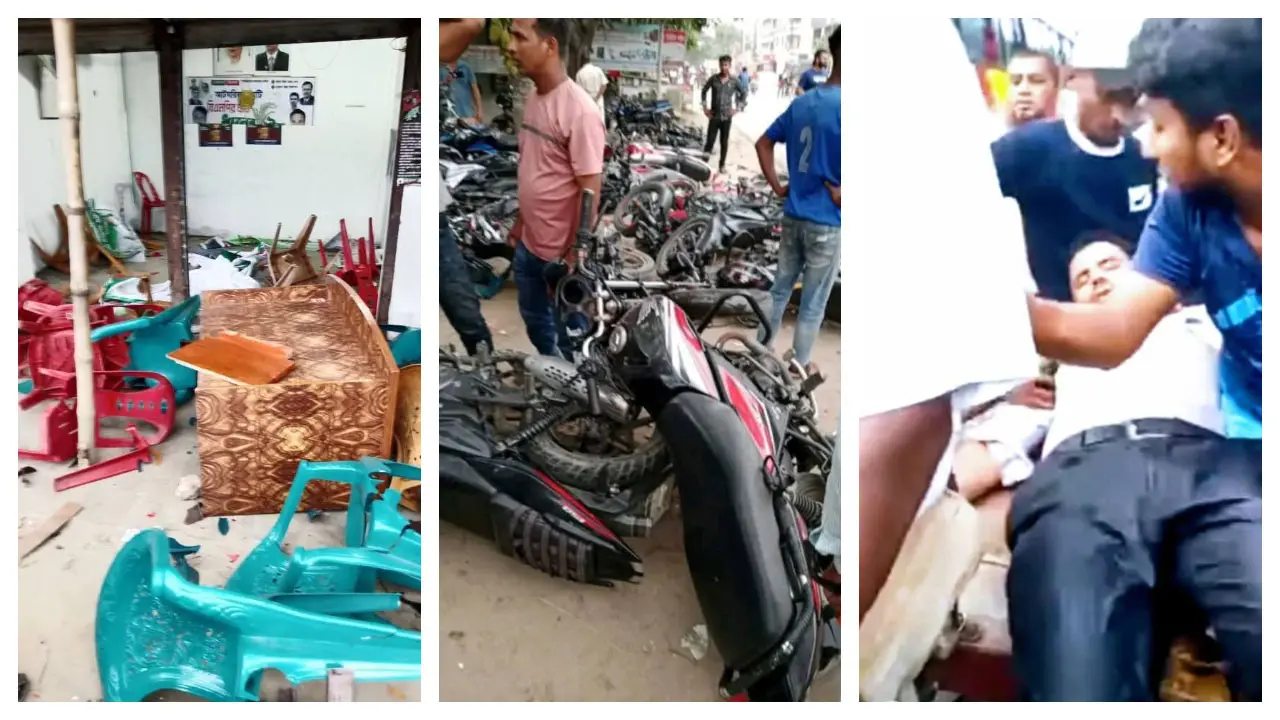 মনোনয়নপত্র তোলা নিয়ে বিএনপি-জামায়াতের সংঘর্ষ, আহত ১৫