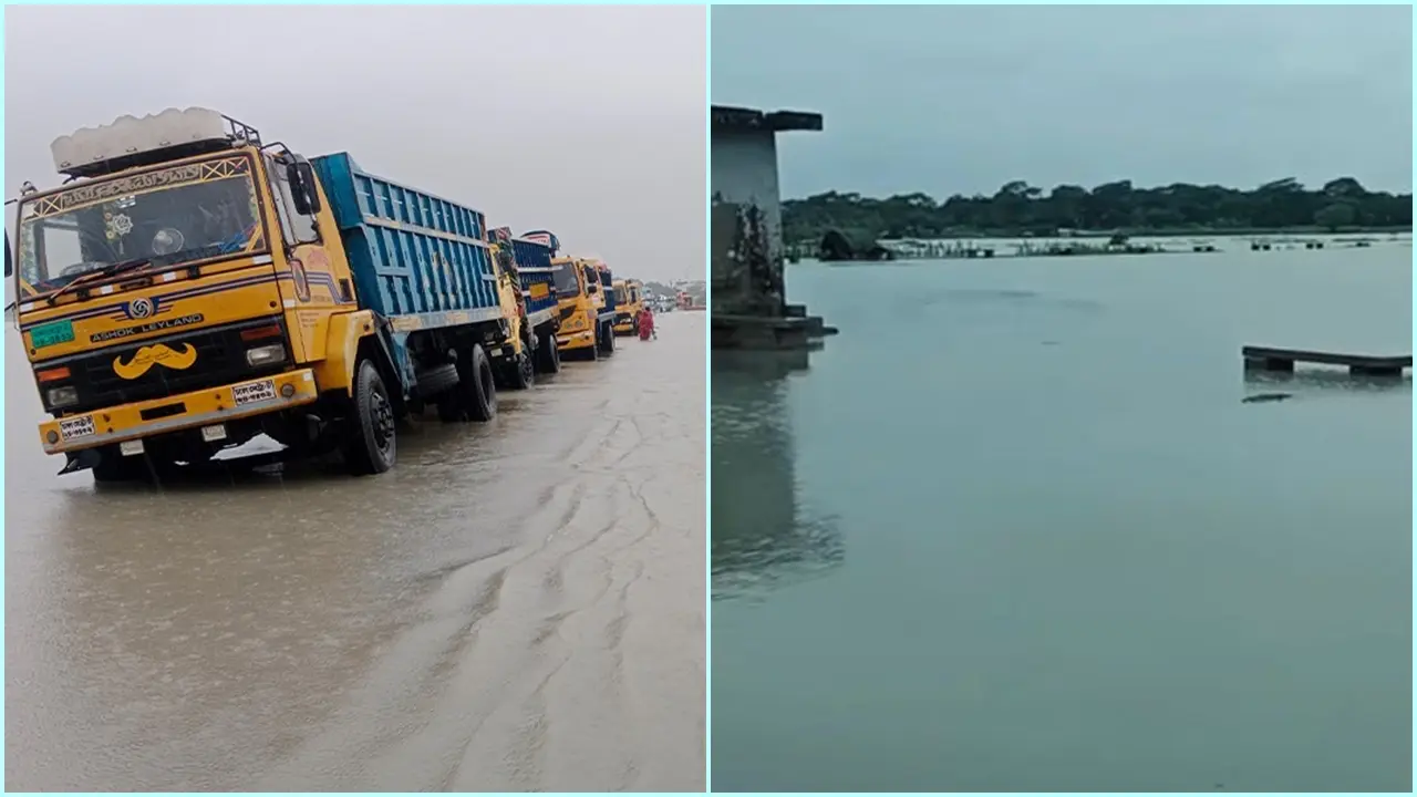 গলাচিপা যোগাযোগ বিচ্ছিন্ন, ডুবে গেছে ফেরিঘাট-লঞ্চঘাট