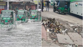 ফের চট্টগ্রামে জলাবদ্ধতা: সড়কে ময়লার স্তুপ, বিদ্যুৎস্পৃষ্টে নারী নিহত