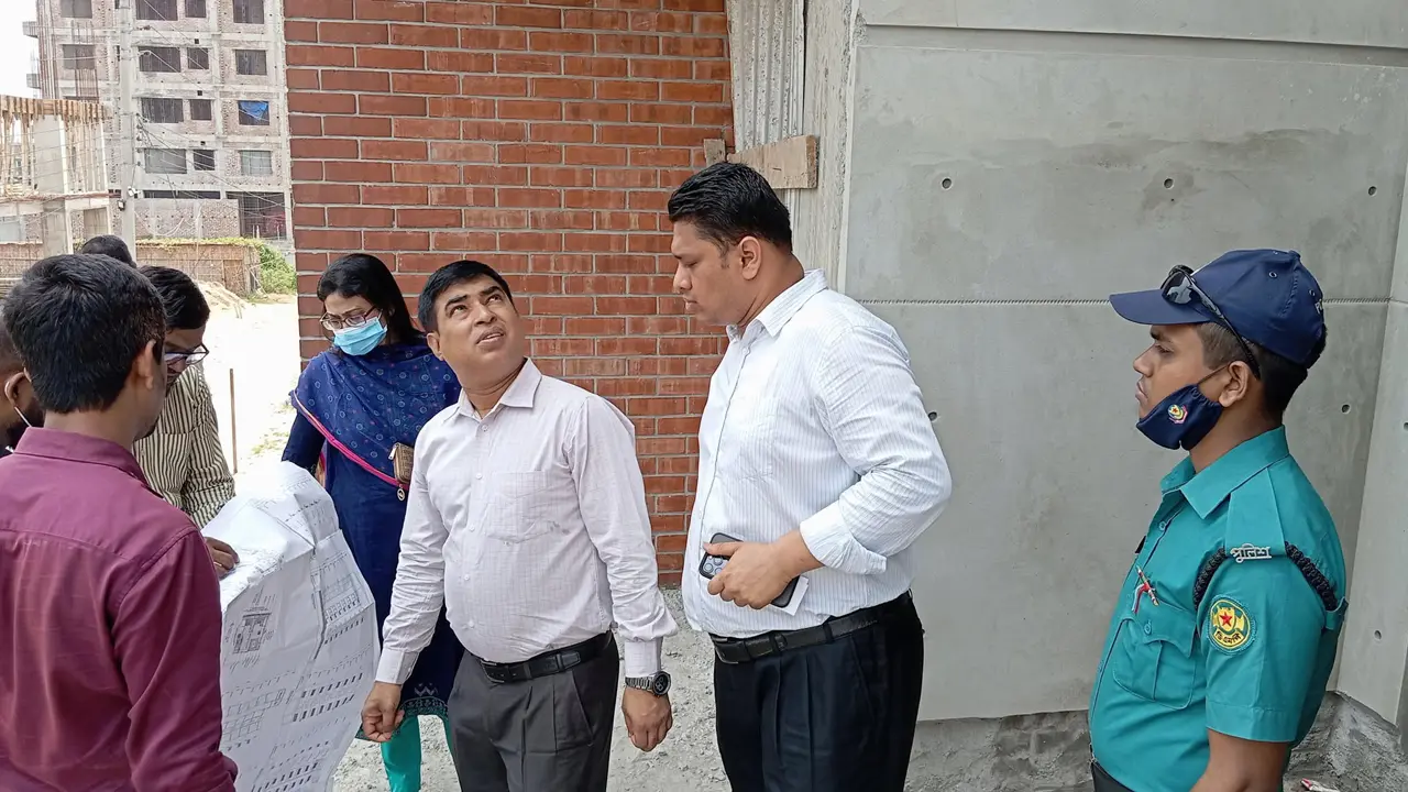 আফতাবনগরে রাজউকের অভিযান শুরু