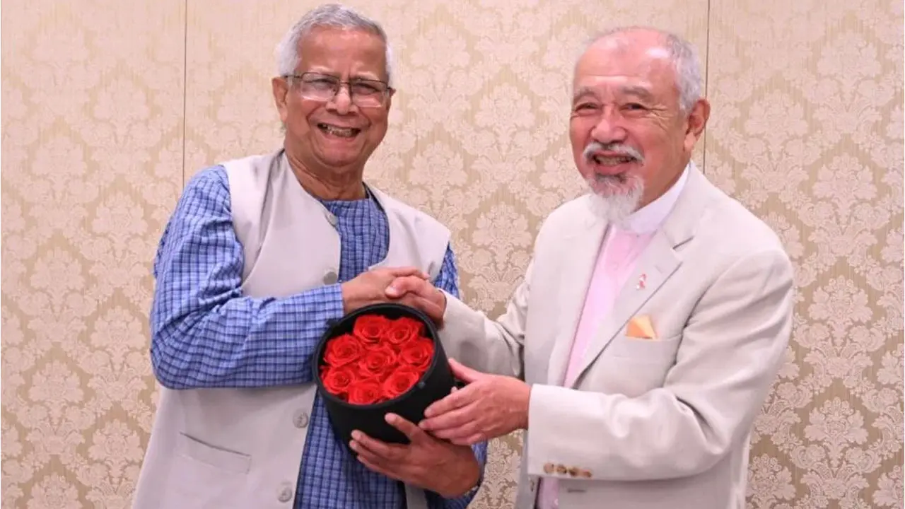 ড. ইউনূসের সম্মানে নিপ্পন ফাউন্ডেশন প্রধানের নৈশভোজ