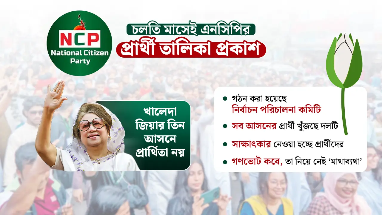 নির্বাচনী ‘প্ল্যাটফর্মে’ কার সঙ্গে যাবে এনসিপি?