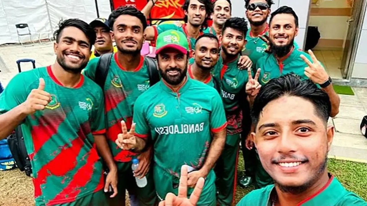 বৃথা গেল আকবরের ১১ বলে ফিফটি, প্লেট লেগে রানার্সআপ বাংলাদেশ