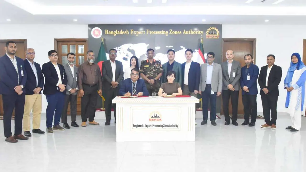 বেপজা অর্থনৈতিক অঞ্চলে ৭১ মিলিয়ন ডলার বিনিয়োগ করবে ২ বিদেশি কোম্পানি